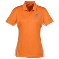Side Swipe Colorblock Performance Polo - Ladies'
