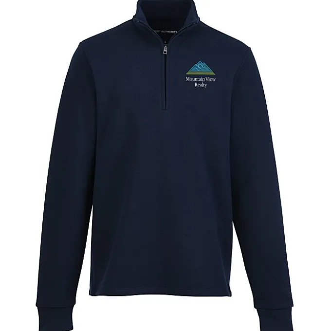 Signature Double Pique 1/4-Zip Pullover - Men's