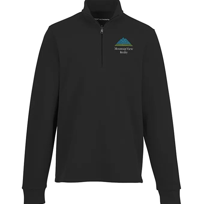 Signature Double Pique 1/4-Zip Pullover - Men's