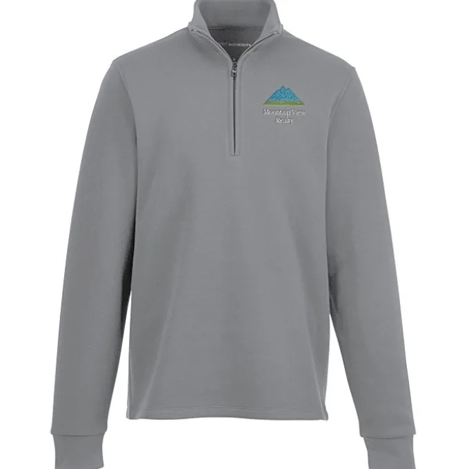 Signature Double Pique 1/4-Zip Pullover - Men's