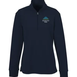 Signature Double Pique 1/4-Zip Pullover - Ladies'