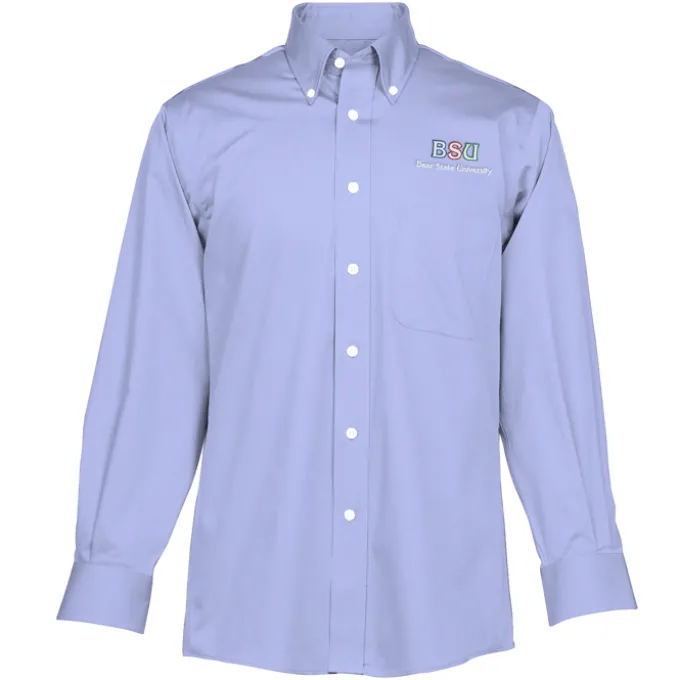 Signature Non-Iron Button Down Dress Shirt - Men's