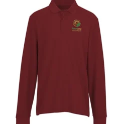 Signature Pique Long Sleeve Polo - Men's