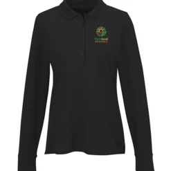 Signature Pique Long Sleeve Polo - Ladies'