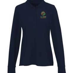 Signature Pique Long Sleeve Polo - Ladies'