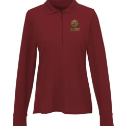 Signature Pique Long Sleeve Polo - Ladies'