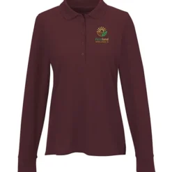 Signature Pique Long Sleeve Polo - Ladies'