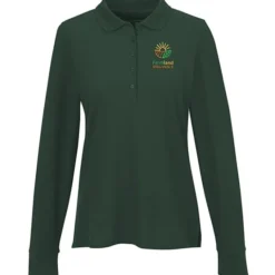 Signature Pique Long Sleeve Polo - Ladies'