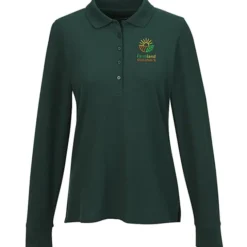 Signature Pique Long Sleeve Polo - Ladies'