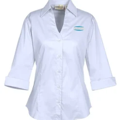 Signature V-Neck 3/4 Sleeve Blouse - Ladies' - 24 hr