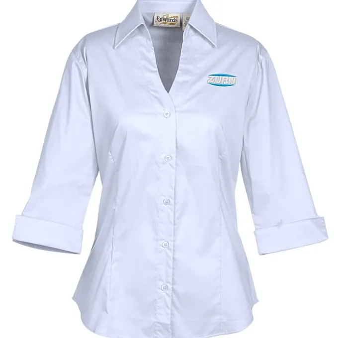 Signature V-Neck 3/4 Sleeve Blouse - Ladies' - 24 hr