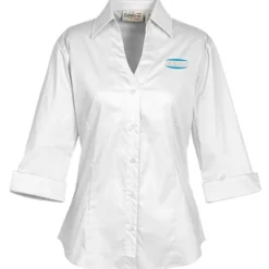 Signature V-Neck 3/4 Sleeve Blouse - Ladies' - 24 hr