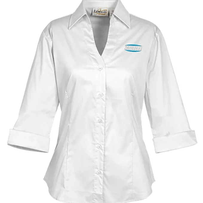 Signature V-Neck 3/4 Sleeve Blouse - Ladies' - 24 hr