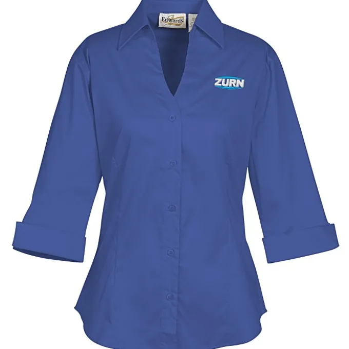 Signature V-Neck 3/4 Sleeve Blouse - Ladies' - 24 hr