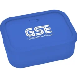 Silicone Rectangle Food Container with Air Valve - 44 oz