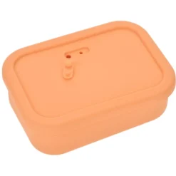 Silicone Rectangle Food Container with Air Valve - 24 oz
