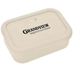 Silicone Rectangle Food Container with Air Valve - 24 oz