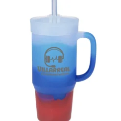 Silipint Tumbler with Straw - 32 oz - Multicolor
