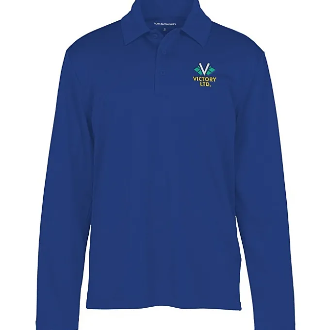 Silk Touch Performance LS Sport Polo - Men's