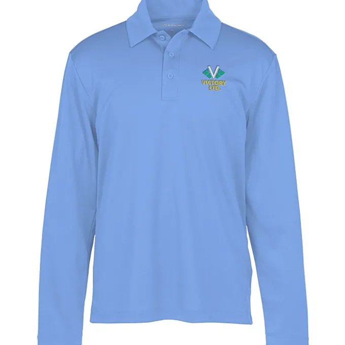 Silk Touch Performance LS Sport Polo - Men's