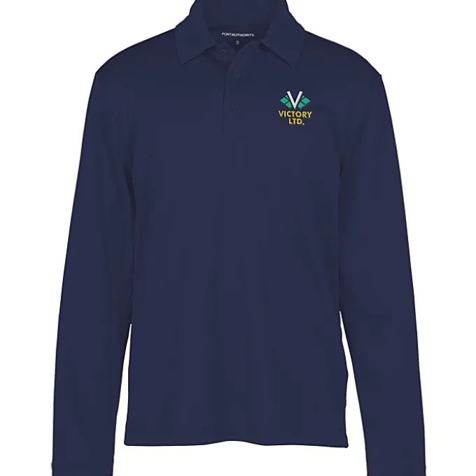 Silk Touch Performance LS Sport Polo - Men's