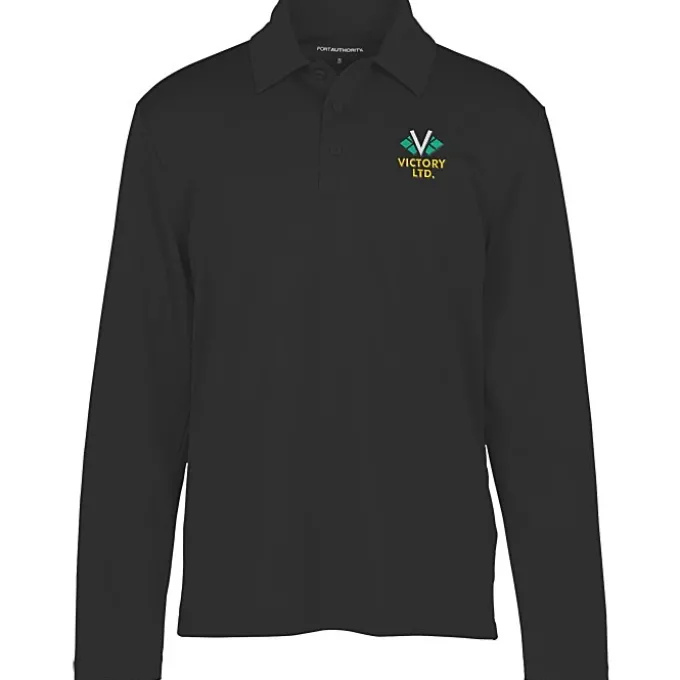 Silk Touch Performance LS Sport Polo - Men's