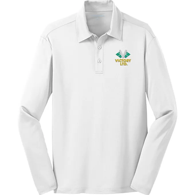 Silk Touch Performance LS Sport Polo - Men's