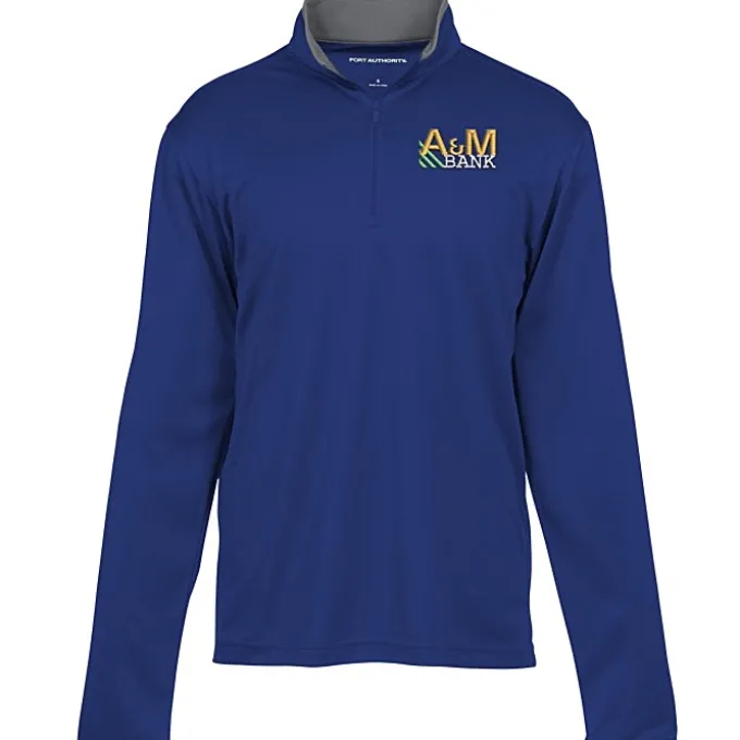 Silk Touch Performance 1/4-Zip Pullover - Men's - Embroidered