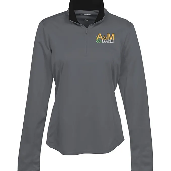 Silk Touch Performance 1/4-Zip Pullover - Ladies' - Embroidered
