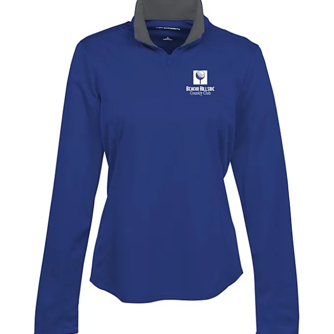 Silk Touch Performance 1/4-Zip Pullover - Ladies' - Screen