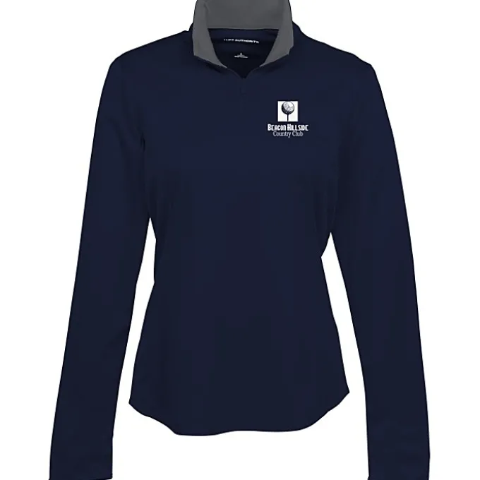 Silk Touch Performance 1/4-Zip Pullover - Ladies' - Screen
