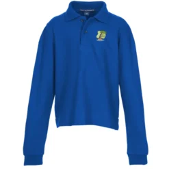 Silk Touch Sport Long Sleeve Polo - Youth