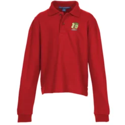 Silk Touch Sport Long Sleeve Polo - Youth