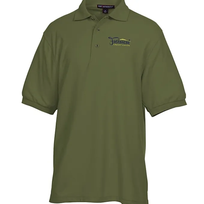 Silk Touch Sport Shirt - Men's - Embroidered