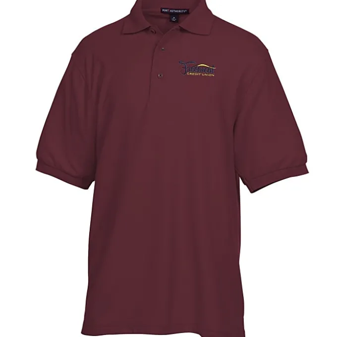 Silk Touch Sport Shirt - Men's - Embroidered