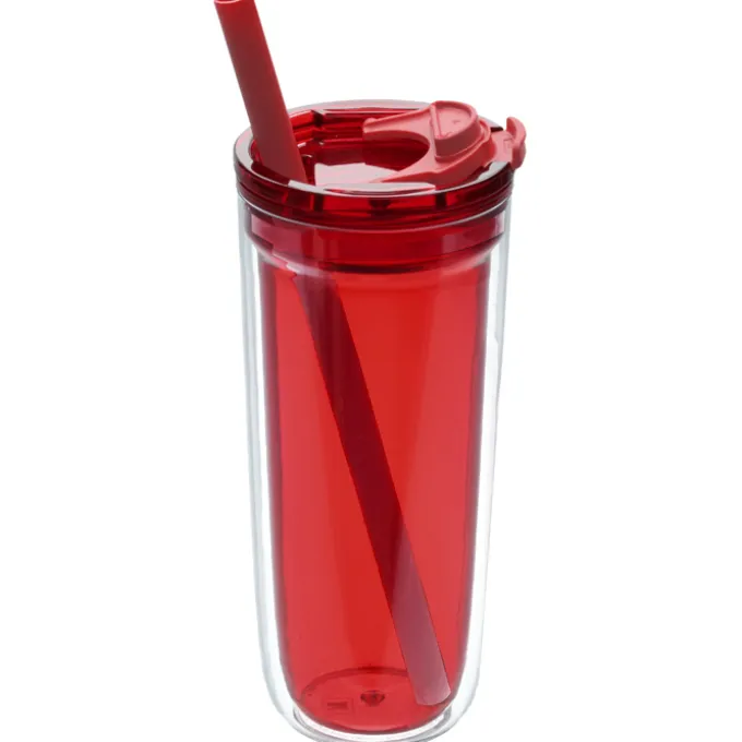 Simone Acrylic Tumbler with Straw - 16 oz.