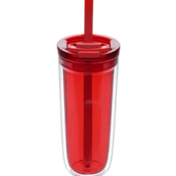 Simone Acrylic Tumbler with Straw - 16 oz.