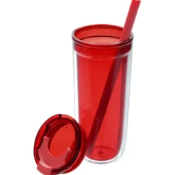 Simone Acrylic Tumbler with Straw - 16 oz.