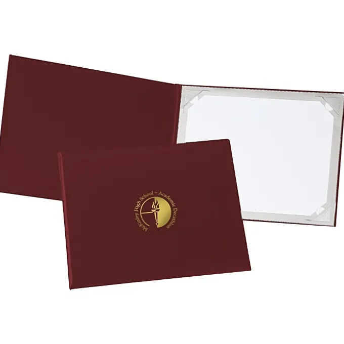 Single Award Folder - Foil Corners