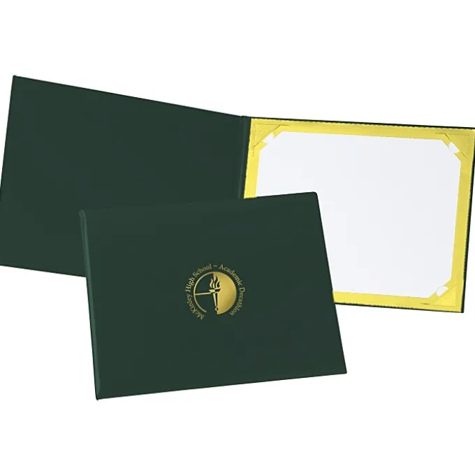 Single Award Folder - Foil Corners