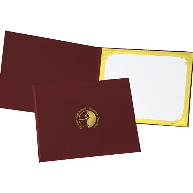Single Award Folder - Foil Corners