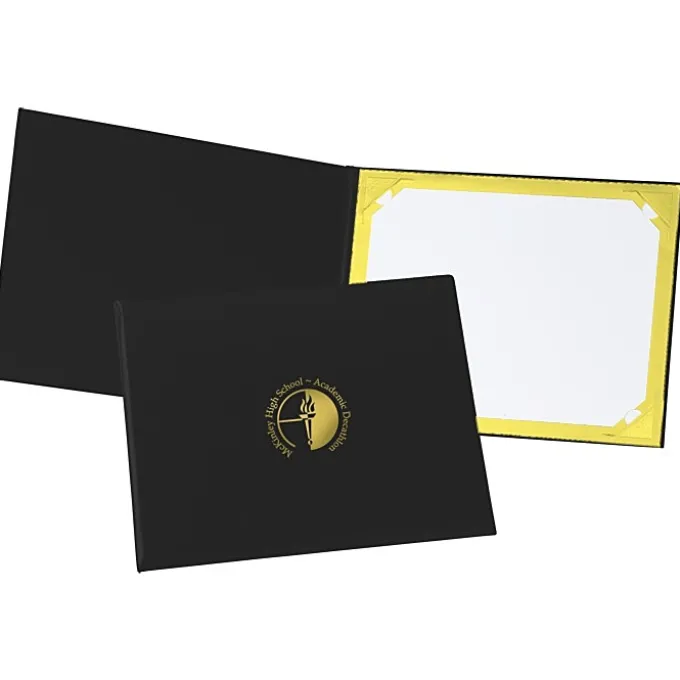 Single Award Folder - Foil Corners