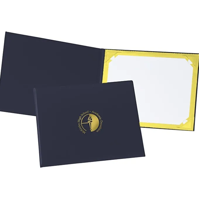 Single Award Folder - Foil Corners