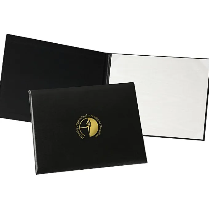 Single Award Folder - Ribbon Corners