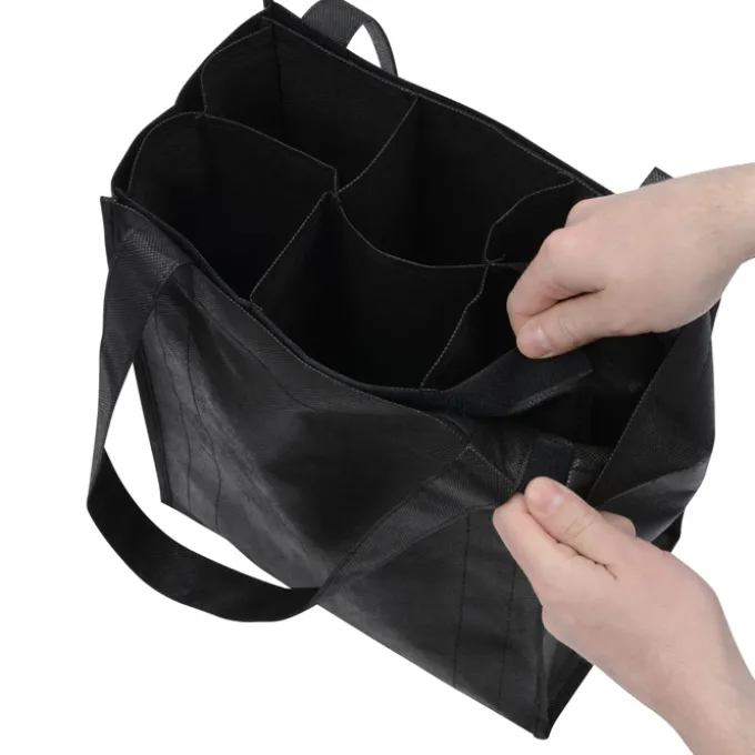 Six Bottle Bag with Removable Divider