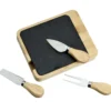 Slate & Bamboo Cheese Server Set