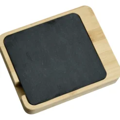 Slate & Bamboo Cheese Server Set