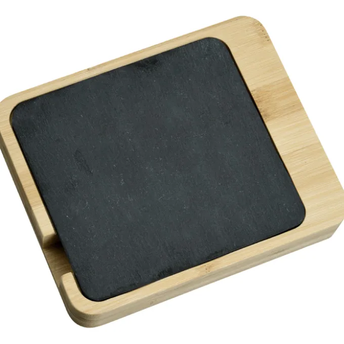 Slate & Bamboo Cheese Server Set