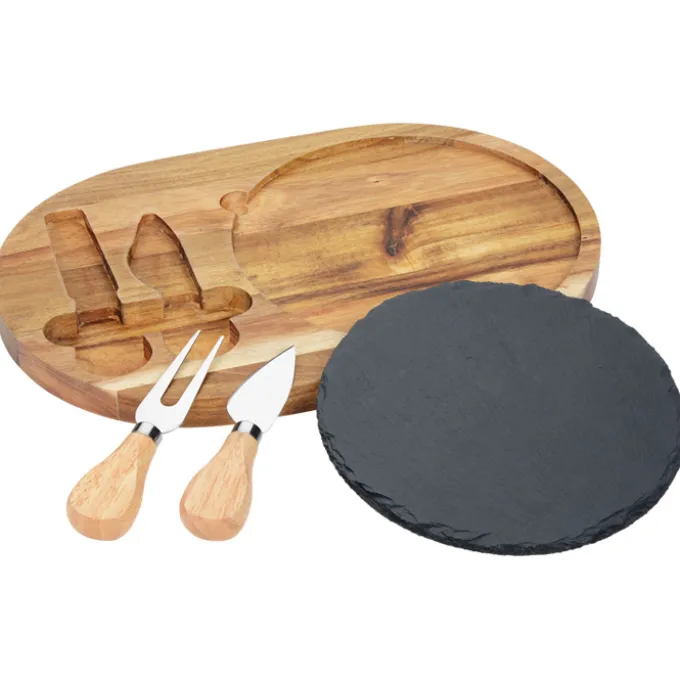 Slate Cheese Board Set