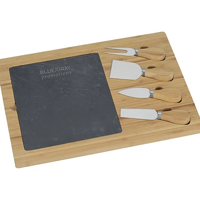 Slate Cheese Board Set